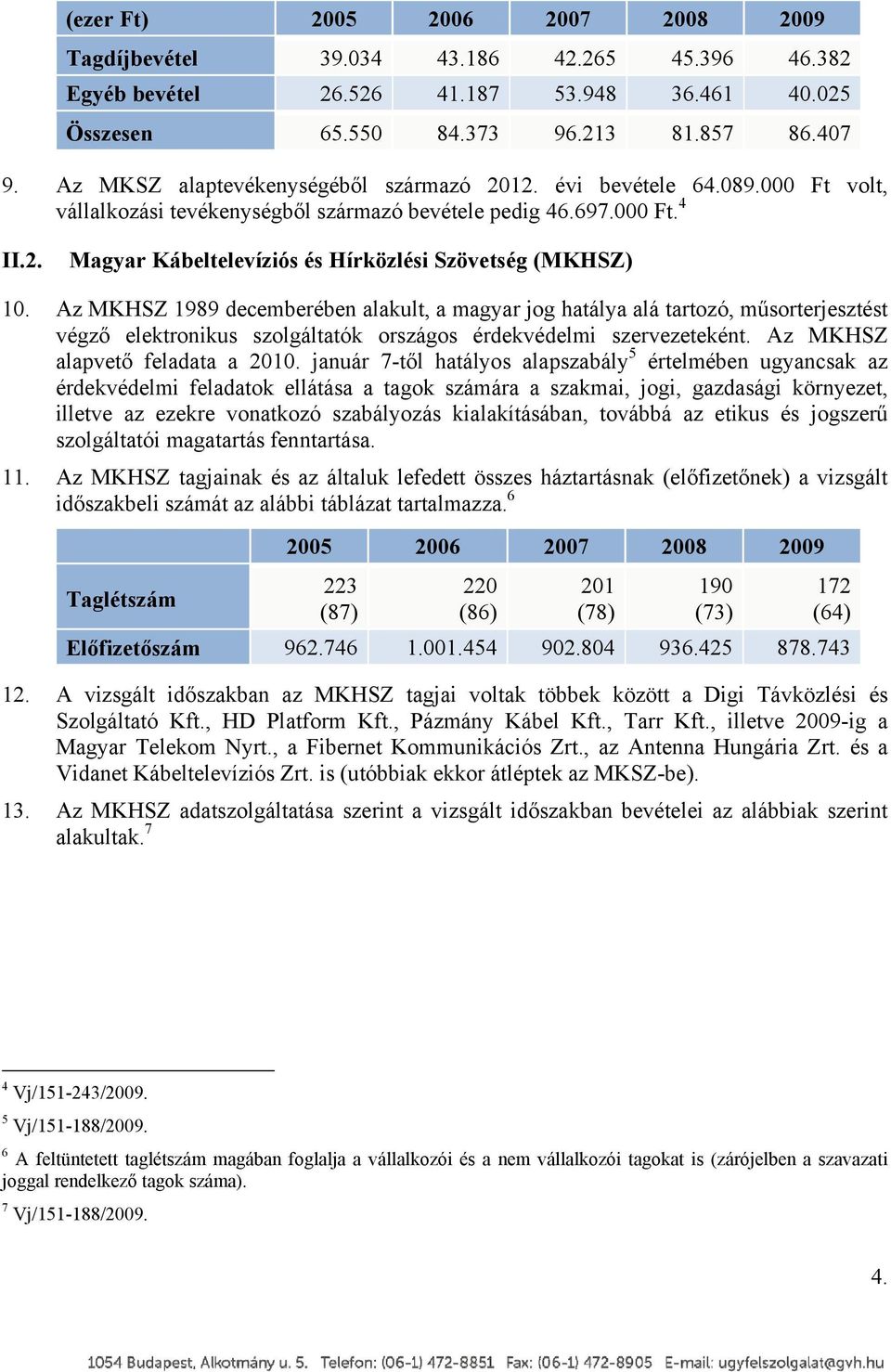 Az MKHSZ 1989 decemberében alakult, a magyar jog hatálya alá tartozó, műsorterjesztést végző elektronikus szolgáltatók országos érdekvédelmi szervezeteként. Az MKHSZ alapvető feladata a 2010.