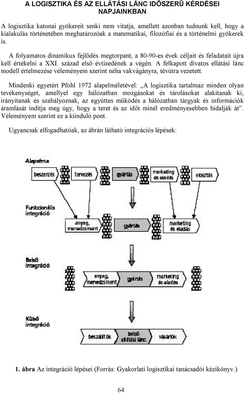 A felkapott divatos ellátási lánc modell értelmezése véleményem szerint néha vakvágányra, tévútra vezetett.