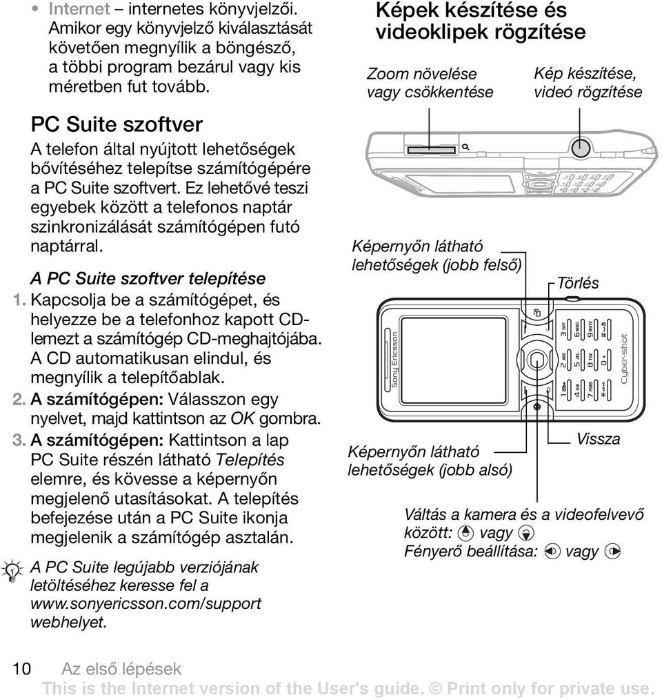 Ez lehetővé teszi egyebek között a telefonos naptár szinkronizálását számítógépen futó naptárral. A PC Suite szoftver telepítése 1.