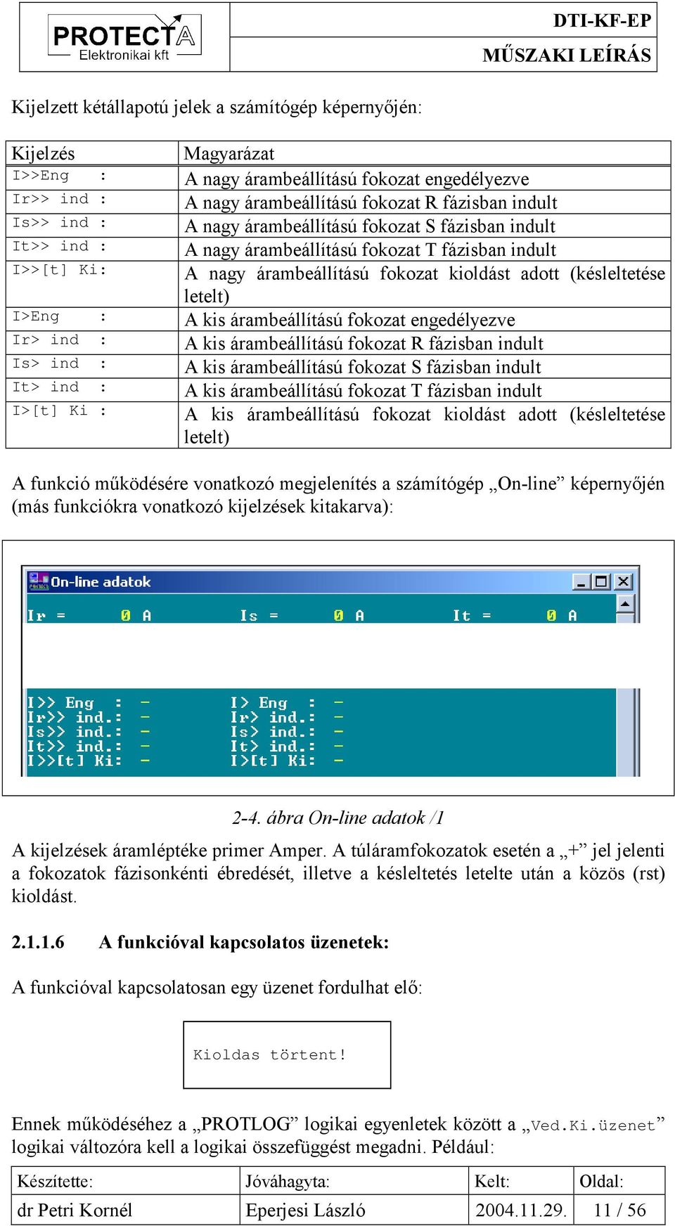 árambeállítású fokozat engedélyezve Ir> ind : A kis árambeállítású fokozat R fázisban indult Is> ind : A kis árambeállítású fokozat S fázisban indult It> ind : A kis árambeállítású fokozat T fázisban