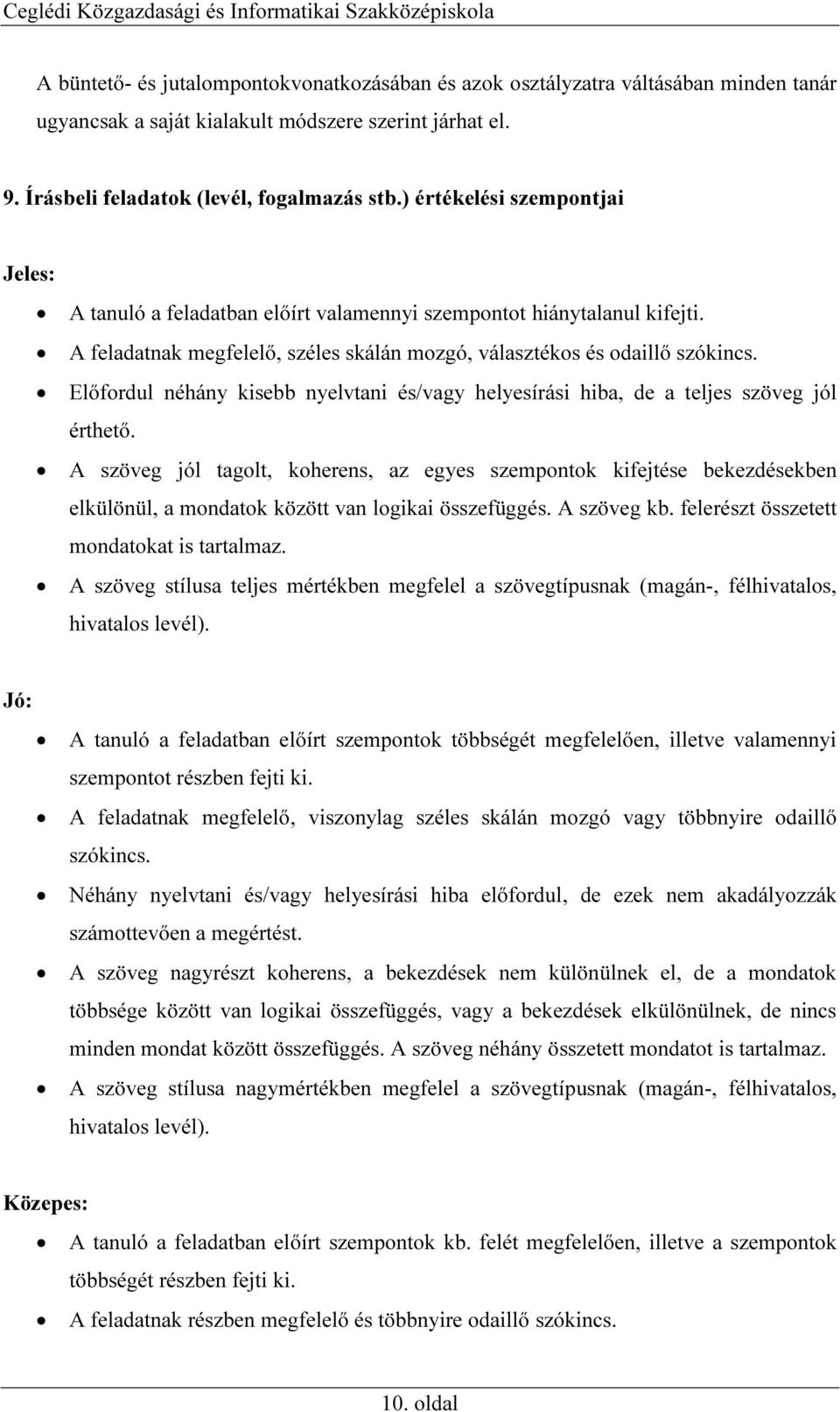 Előfordul néhány kisebb nyelvtani és/vagy helyesírási hiba, de a teljes szöveg jól érthető.