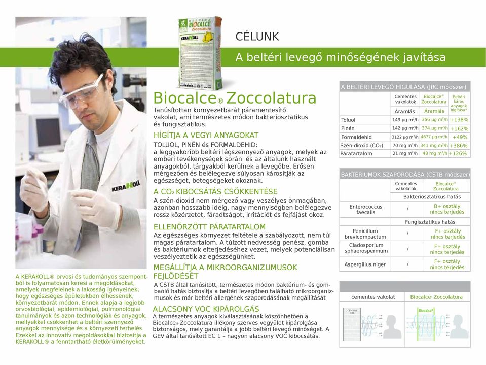 Ennek alapja a legjobb orvosbiológiai, epidemiológiai, pulmonológiai tanulmányok és azon technológiák és anyagok, mellyekkel csökkenhet a beltéri szennyező anyagok mennyisége és a környezeti terhelés.