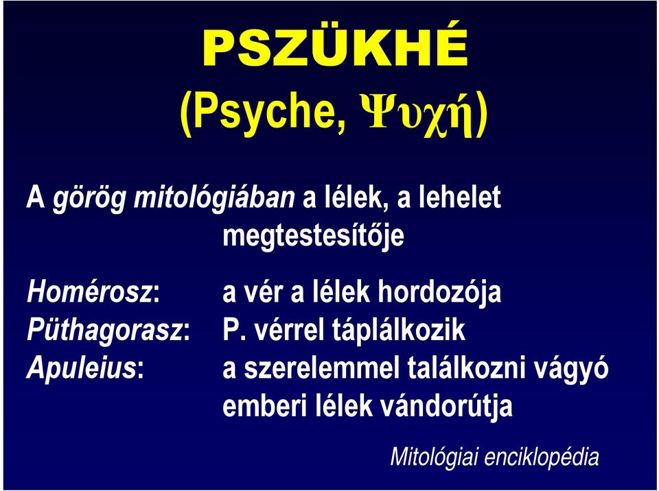 vér a lélek hordozója P.