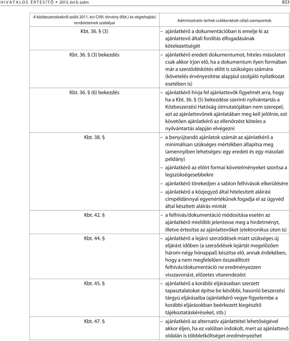 Adminisztratív terhek csökkentését célzó szempontok ajánlatkérõ a dokumentációban is emelje ki az ajánlattevõ általi fordítás elfogadásának kötelezettségét ajánlatkérõ eredeti dokumentumot, hiteles