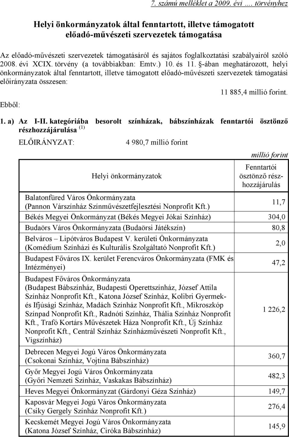 szóló 2008. évi XCIX. törvény (a továbbiakban: Emtv.) 10. és 11.