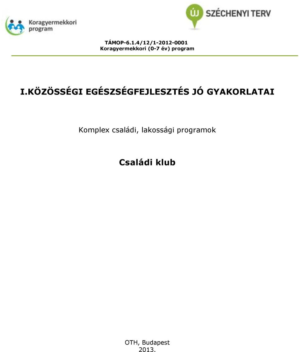 program I.