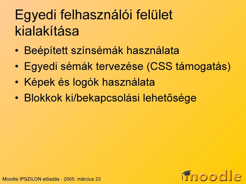 sémák tervezése (CSS támogatás) Képek és