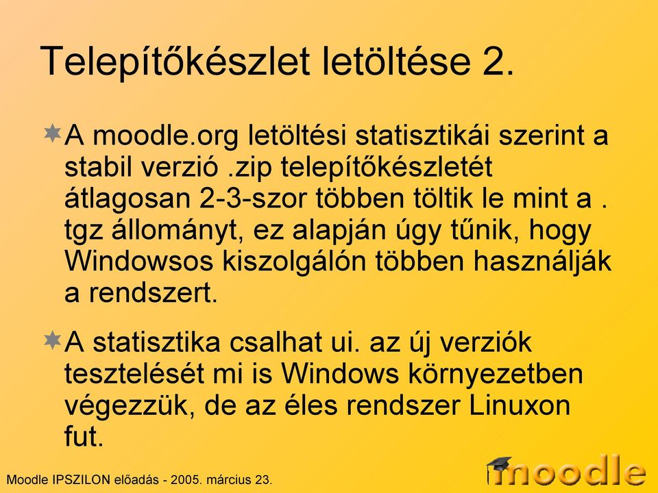 tgz állományt, ez alapján úgy tűnik, hogy Windowsos kiszolgálón többen használják a