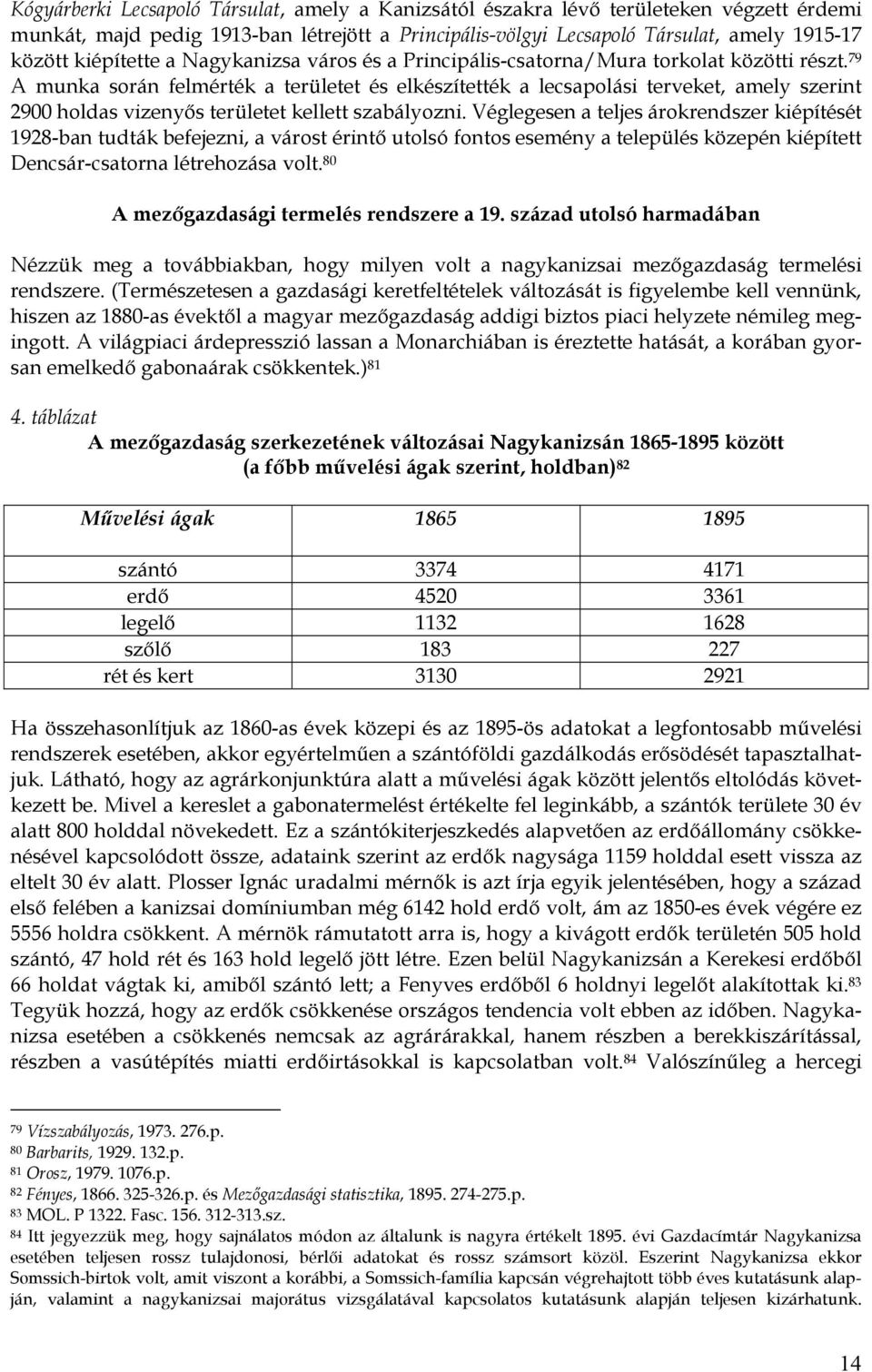 79 A munka során felmérték a területet és elkészítették a lecsapolási terveket, amely szerint 2900 holdas vizenyős területet kellett szabályozni.