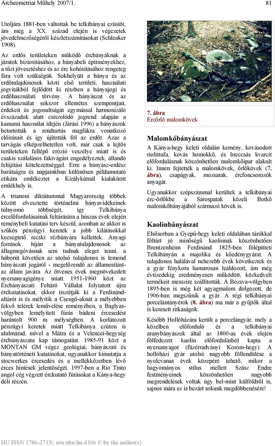 Sokhelyütt a bánya és az erdőtulajdonosok közti első területi, használati jogvitákból fejlődött ki részben a bányajogi és erdőhasználati törvény.