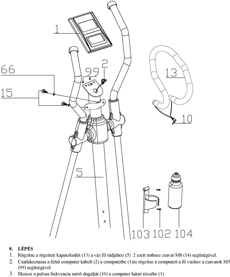 M8 (14) segítségével. 2.