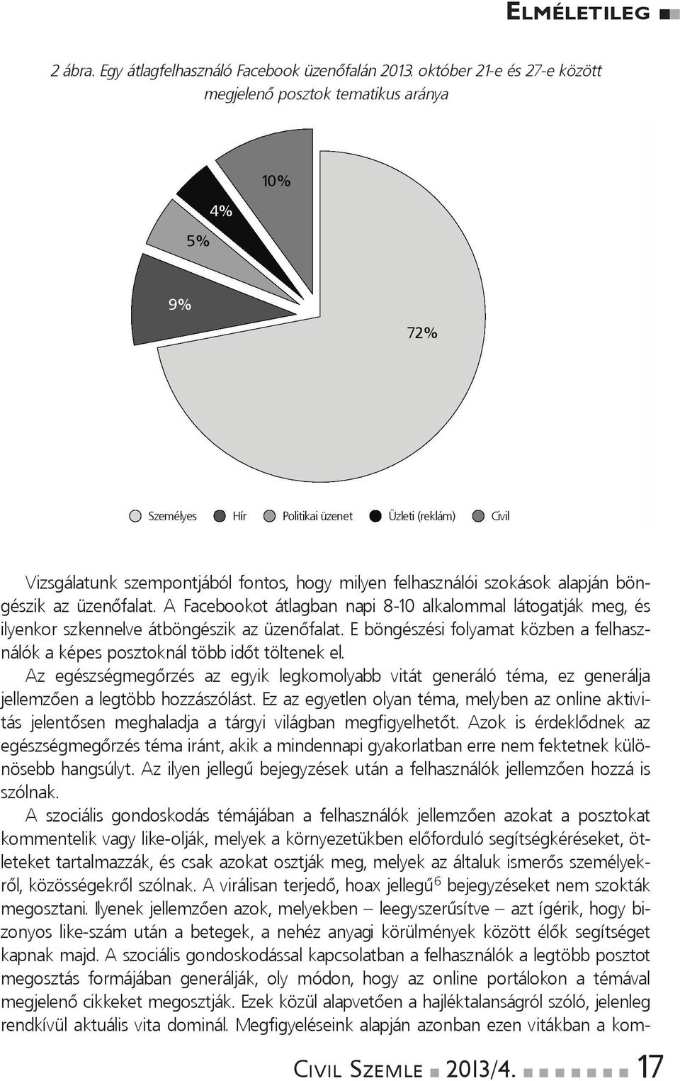 alapján böngészik az üzenőfalat. A Facebookot átlagban napi 8-10 alkalommal látogatják meg, és ilyenkorszkennelveátböngészikazüzenőfalat.