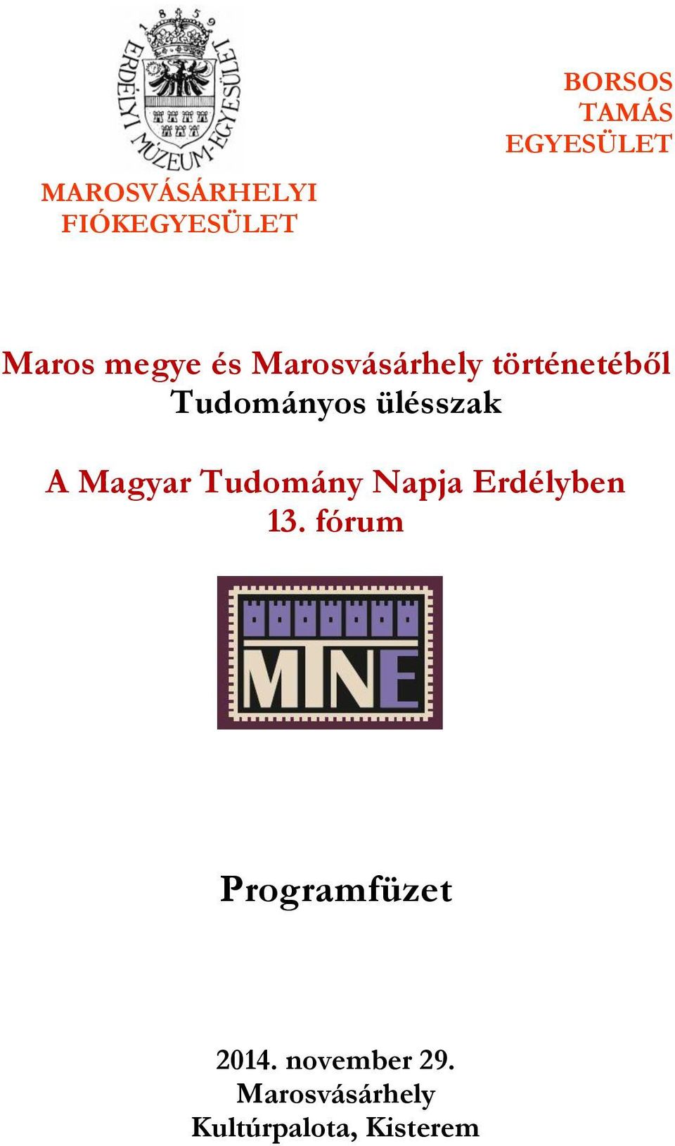 ülésszak A Magyar Tudomány Napja Erdélyben 13.