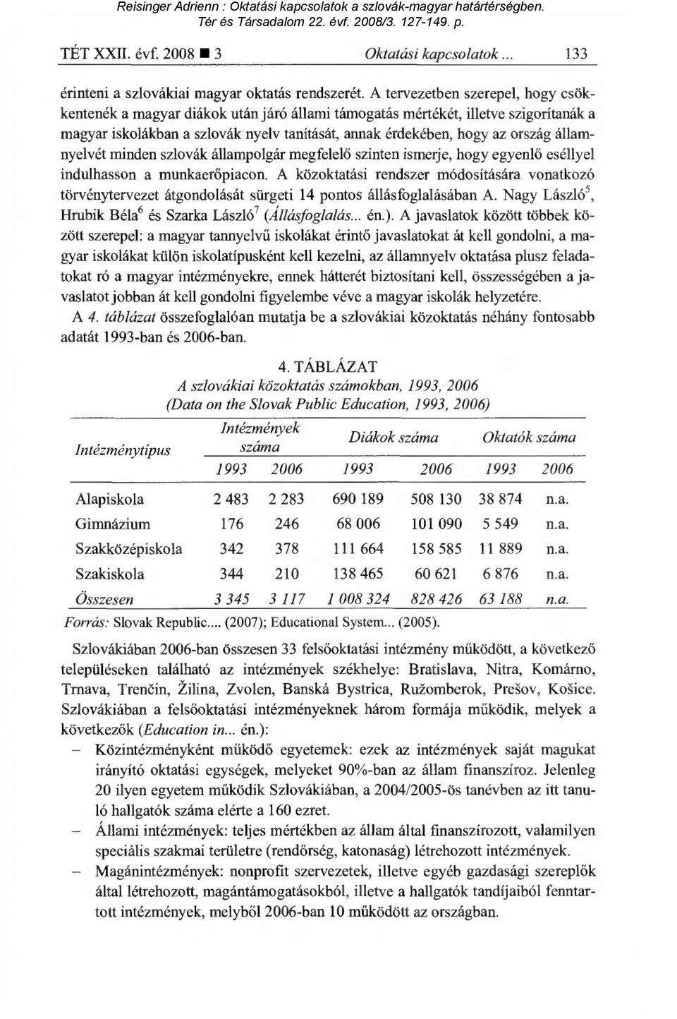 államnyelvét minden szlovák állampolgár megfelel ő szinten ismerje, hogy egyenl ő eséllyel indulhasson a munkaer őpiacon.