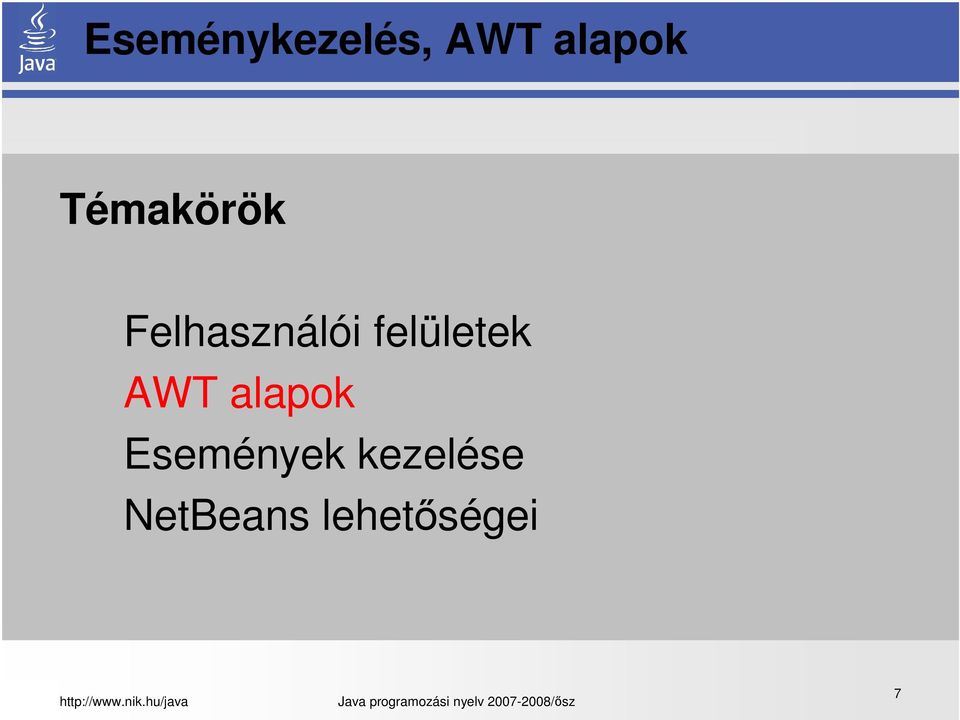 felületek AWT alapok