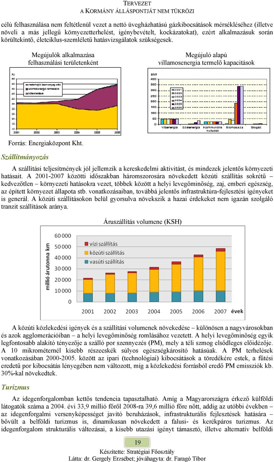 Szállítmányozás A szállítási teljesítmények jól jellemzik a kereskedelmi aktivitást, és mindezek jelentős környezeti hatásait.