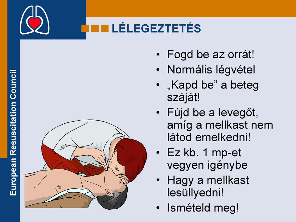 Fújd be a levegőt, amíg a mellkast nem látod