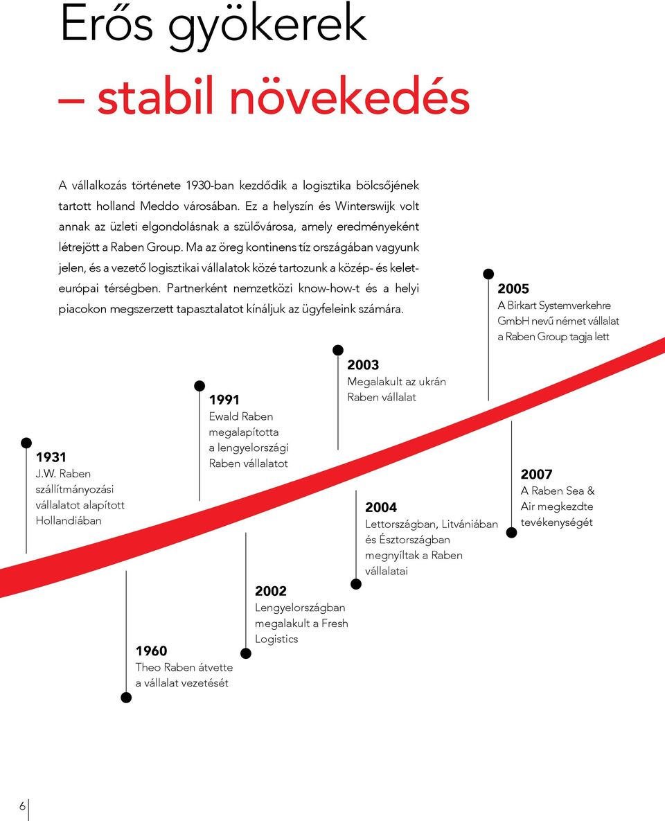 Ma az öreg kontinens tíz országában vagyunk jelen, és a vezető logisztikai vállalatok közé tartozunk a közép- és keleteurópai térségben.