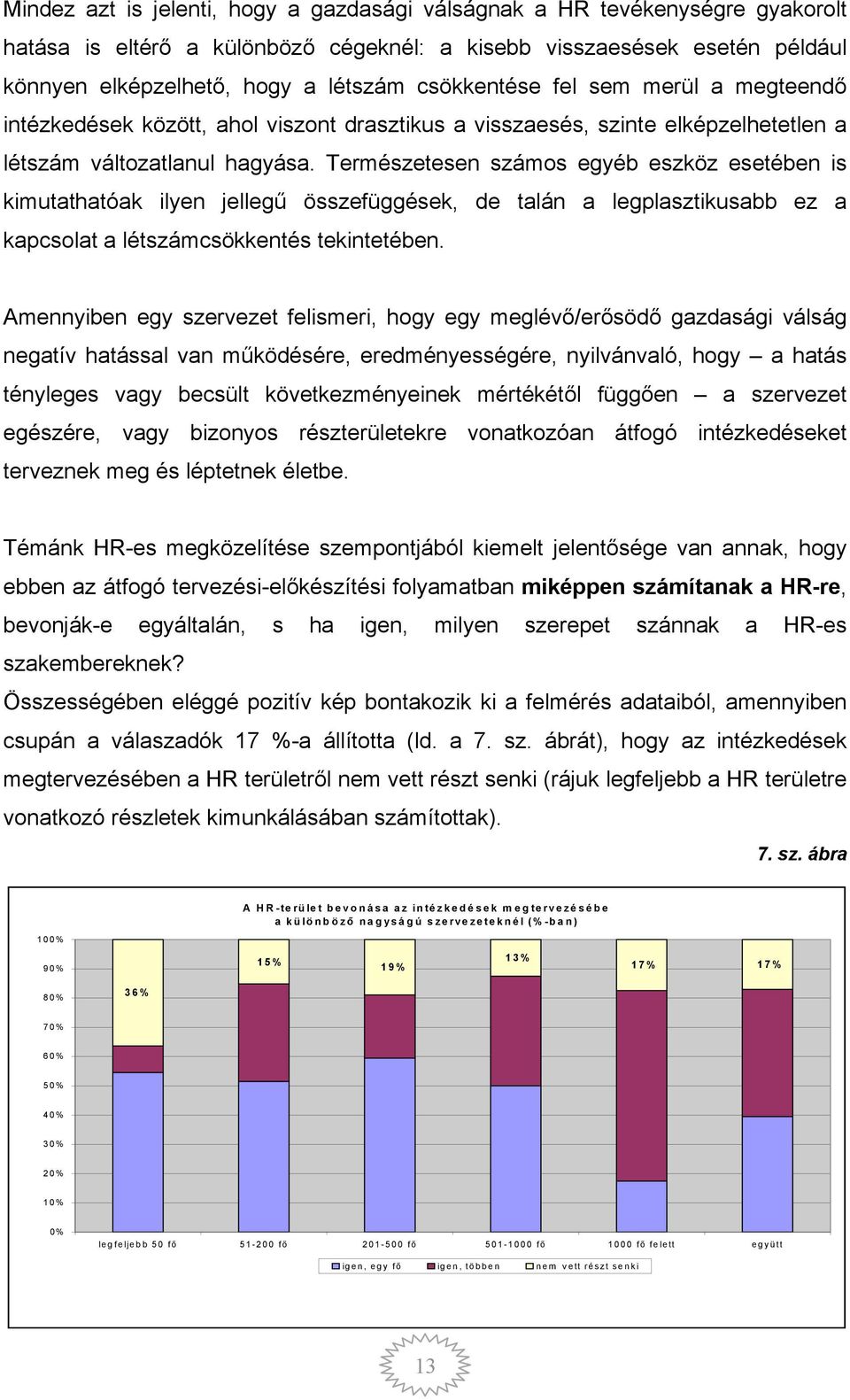 Természetesen számos egyéb eszköz esetében is kimutathatóak ilyen jellegű összefüggések, de talán a legplasztikusabb ez a kapcsolat a létszámcsökkentés tekintetében.