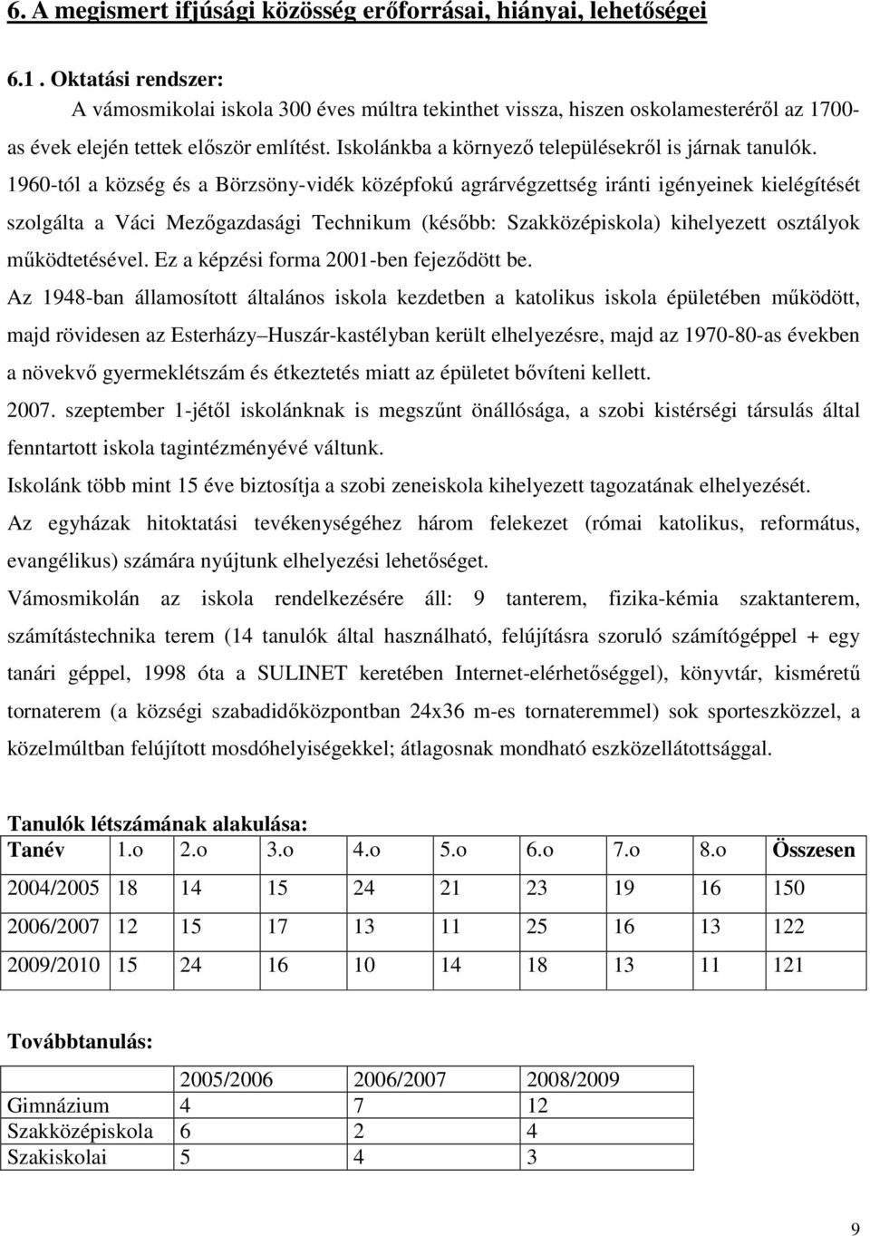 Iskolánkba a környező településekről is járnak tanulók.