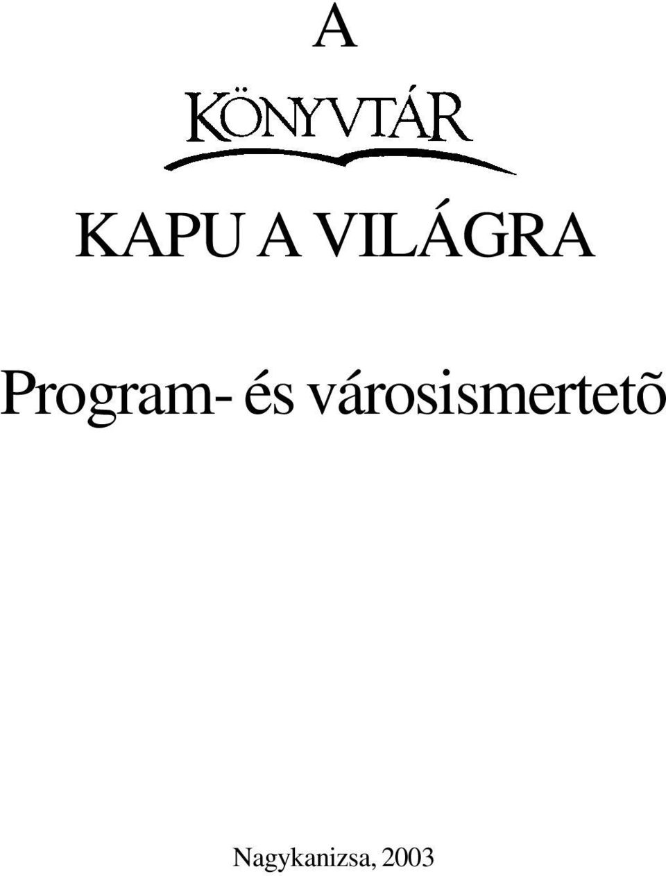 Program- és