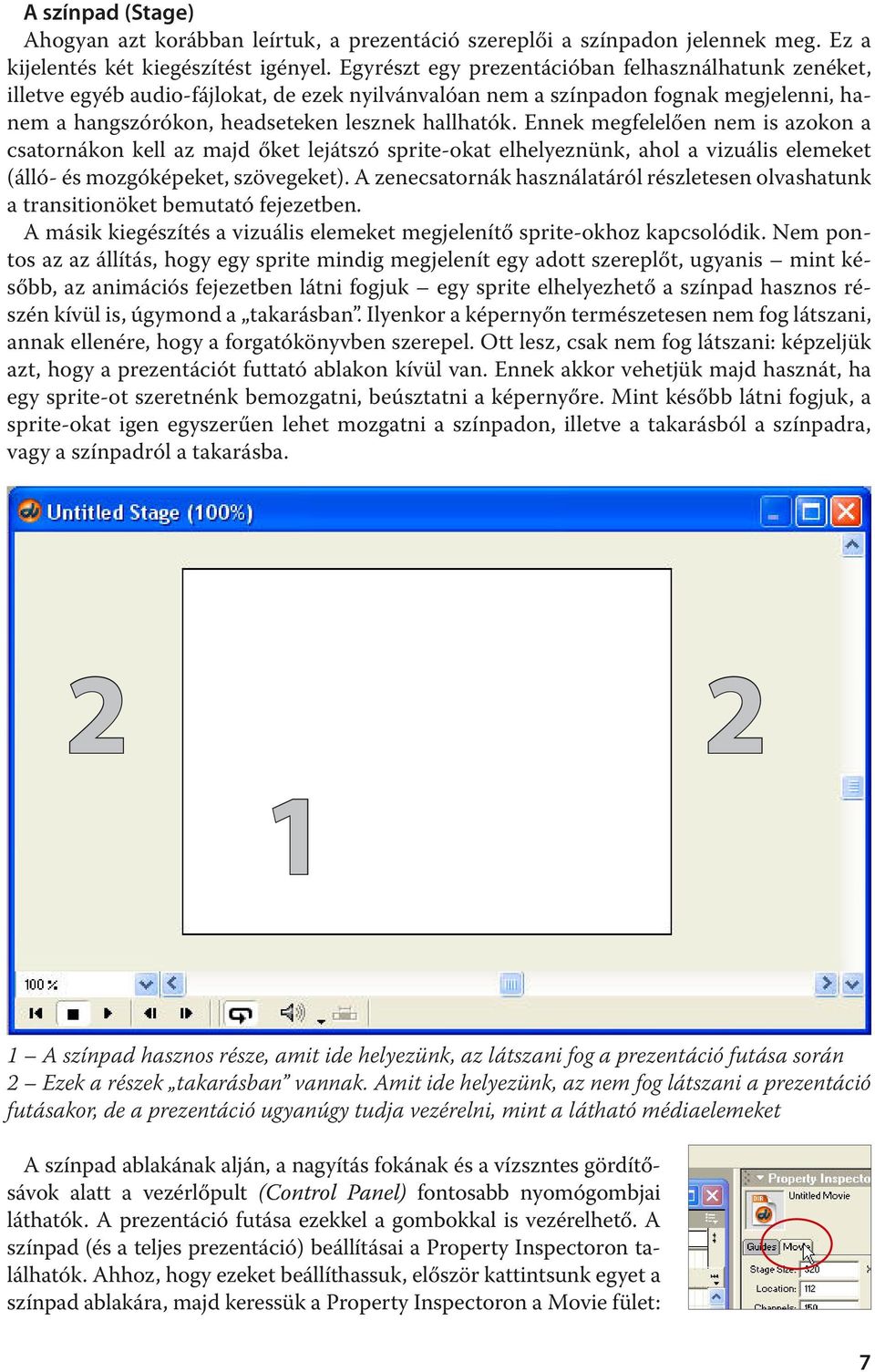 Ennek megfelelően nem is azokon a csatornákon kell az majd őket lejátszó sprite-okat elhelyeznünk, ahol a vizuális elemeket (álló- és mozgóképeket, szövegeket).