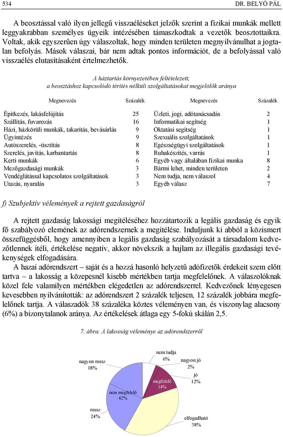 Mások válaszai, bár adtak pontos információt, de a befolyással való visszaélés elutasításaként értelmezhetők.