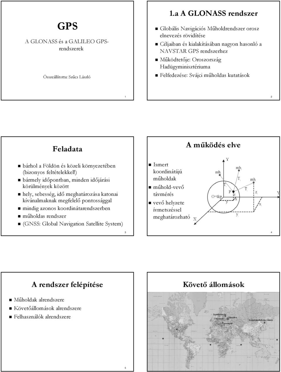 Hadügyminiszt gyminisztériuma Felfedezése: Svájci műholdas m kutatások 1 2 Feladata bárhol a FöldF ldön és s közeli k környezetk rnyezetében (bizonyos feltételekkel!) telekkel!