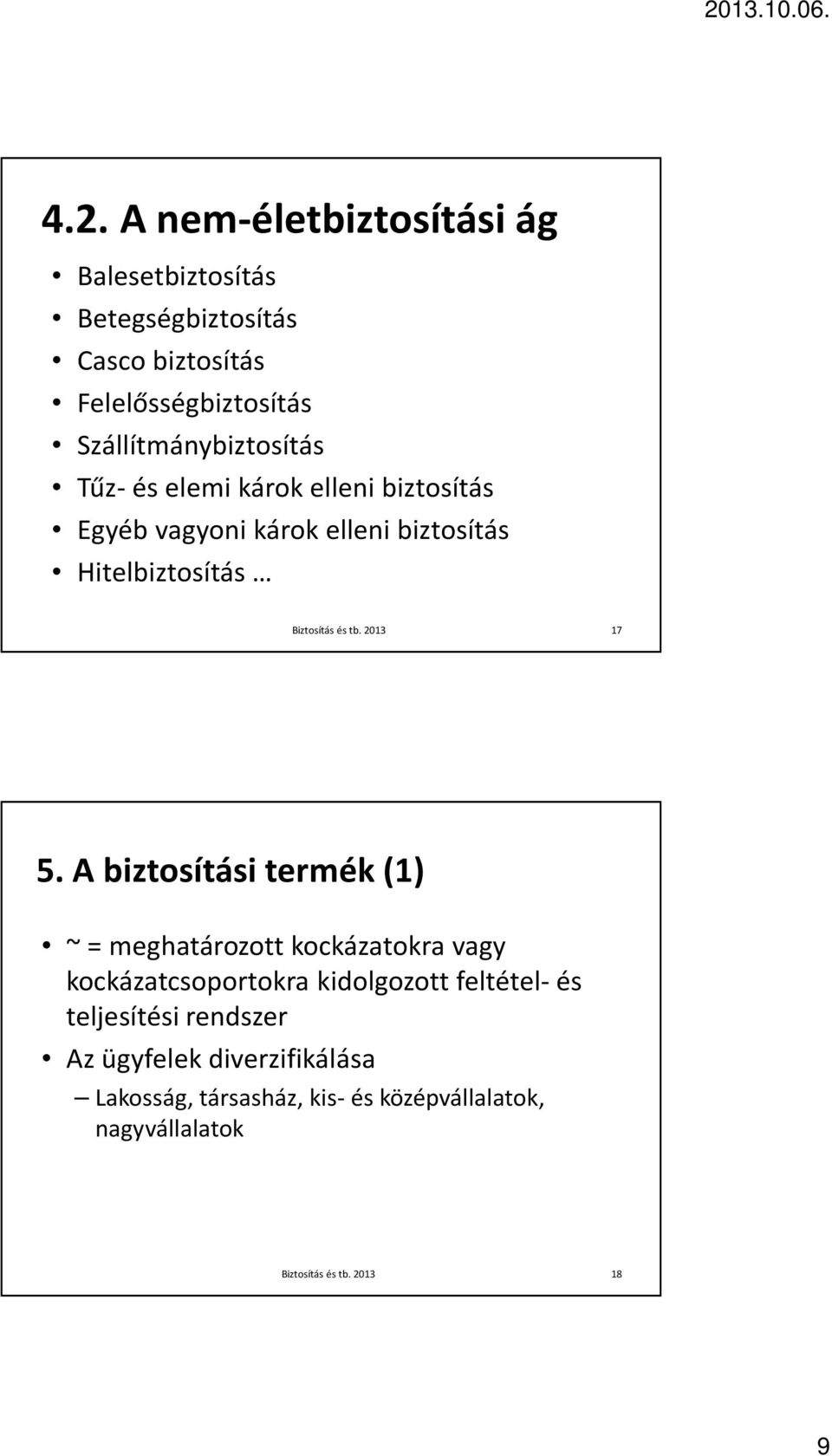 Hitelbiztosítás 17 5.