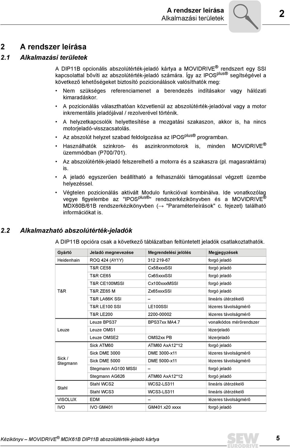 Így az IPOS plus segítségével a következő lehetőségeket biztosító pozicionálások valósíthatók meg: Nem szükséges referenciamenet a berendezés indításakor vagy hálózati kimaradáskor.