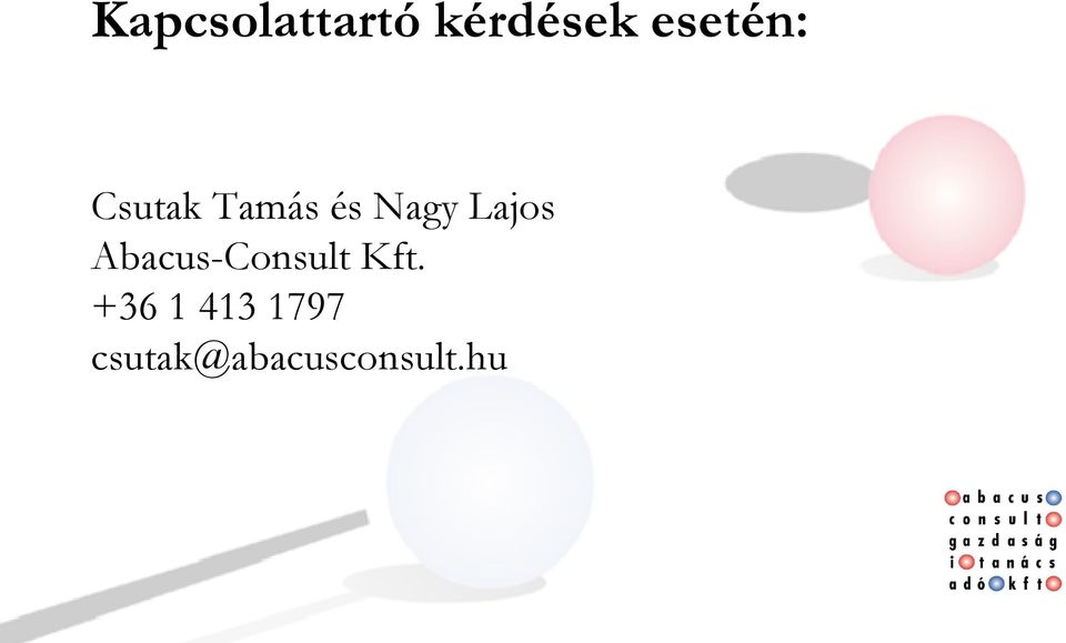 Lajos Abacus-Consult Kft.