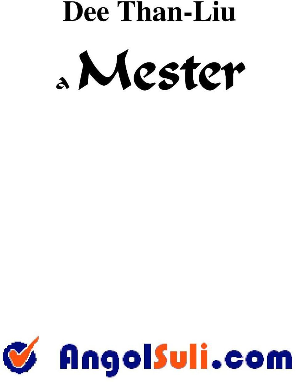 Mester a