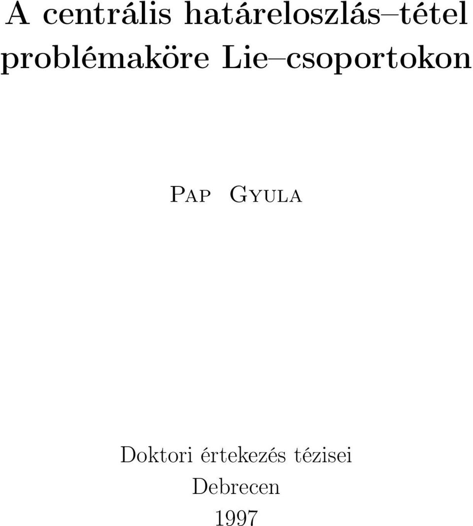 csoportokon Pap yula