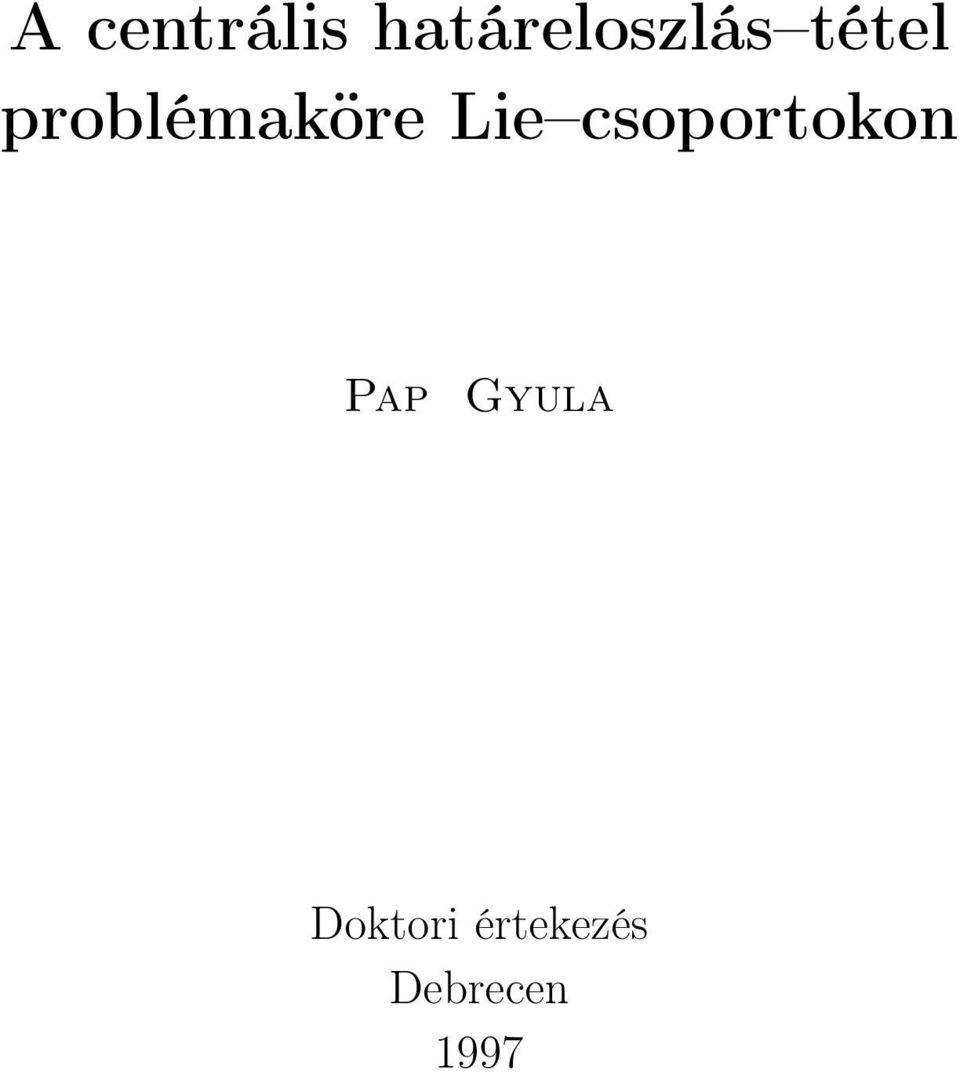 csoportokon Pap yula