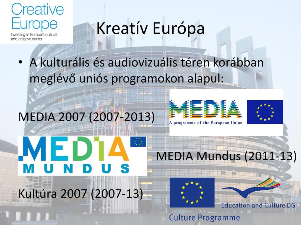 uniós programokon alapul: MEDIA 2007