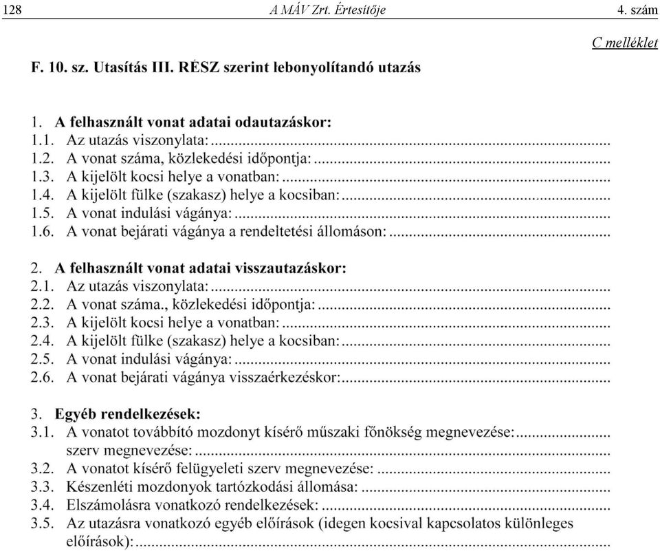 Értesítője