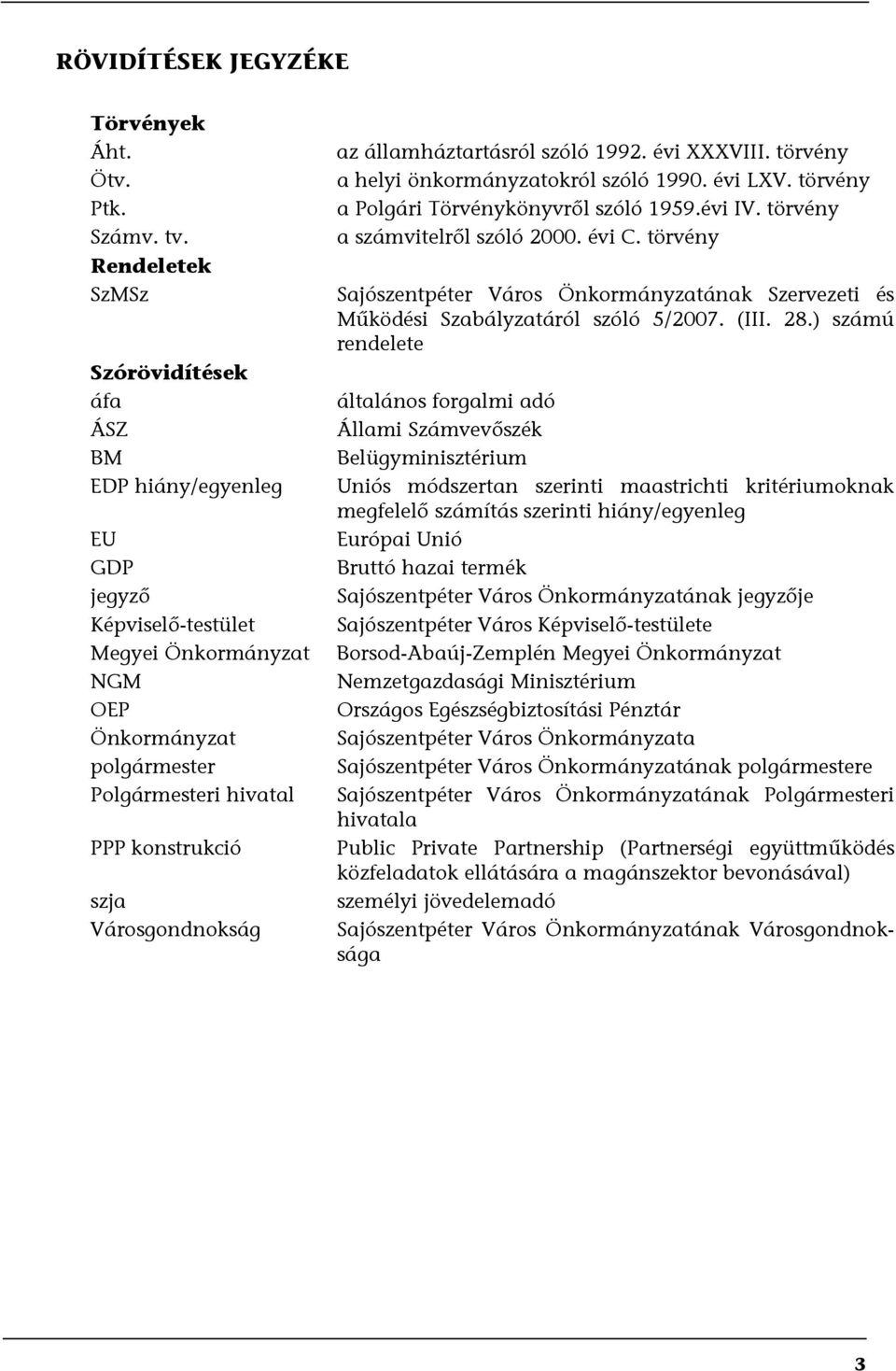 Városgondnokság az államháztartásról szóló 1992. évi XXXVIII. törvény a helyi önkormányzatokról szóló 1990. évi LXV. törvény a Polgári Törvénykönyvről szóló 1959.évi IV.