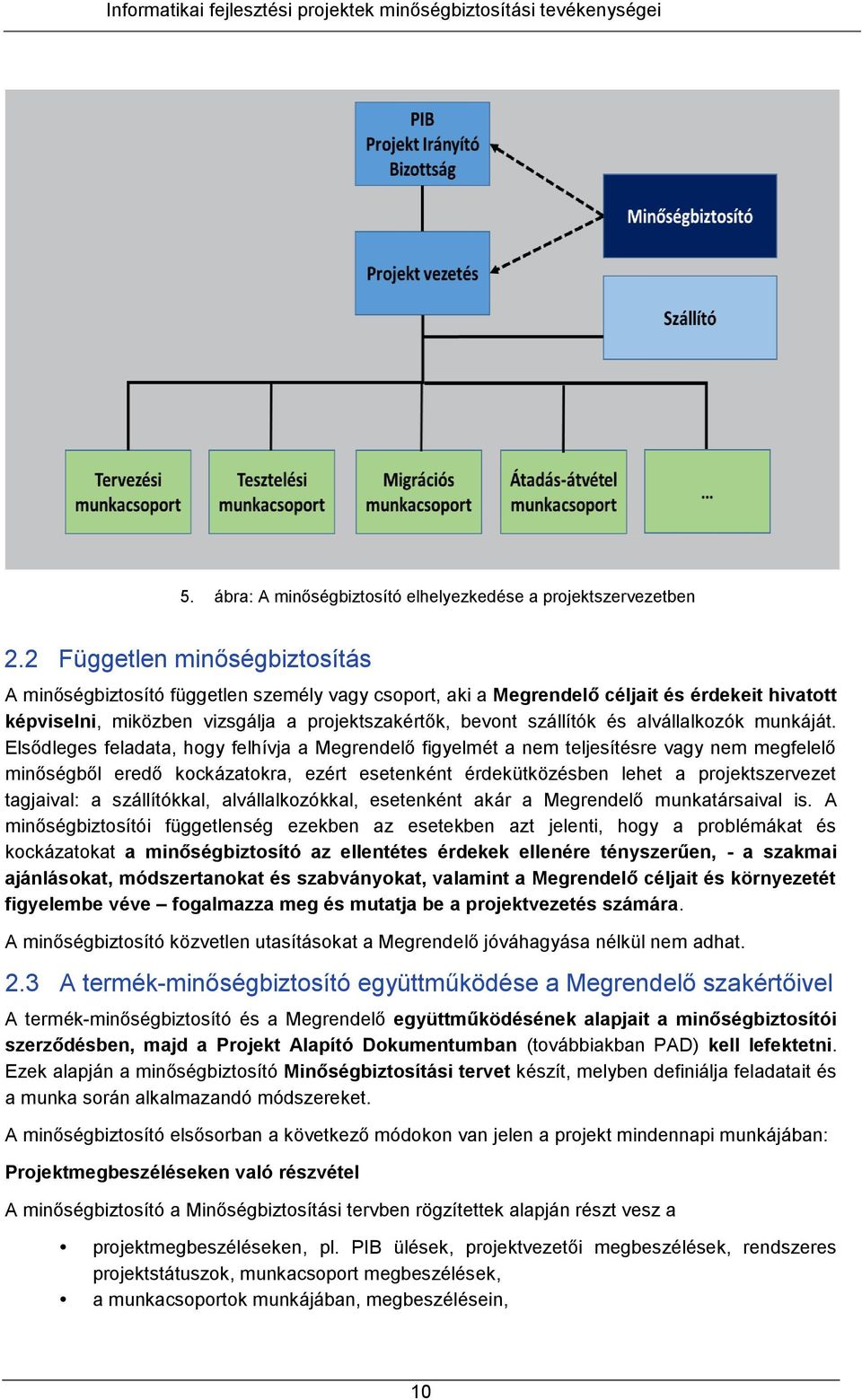 alvállalkozók munkáját.