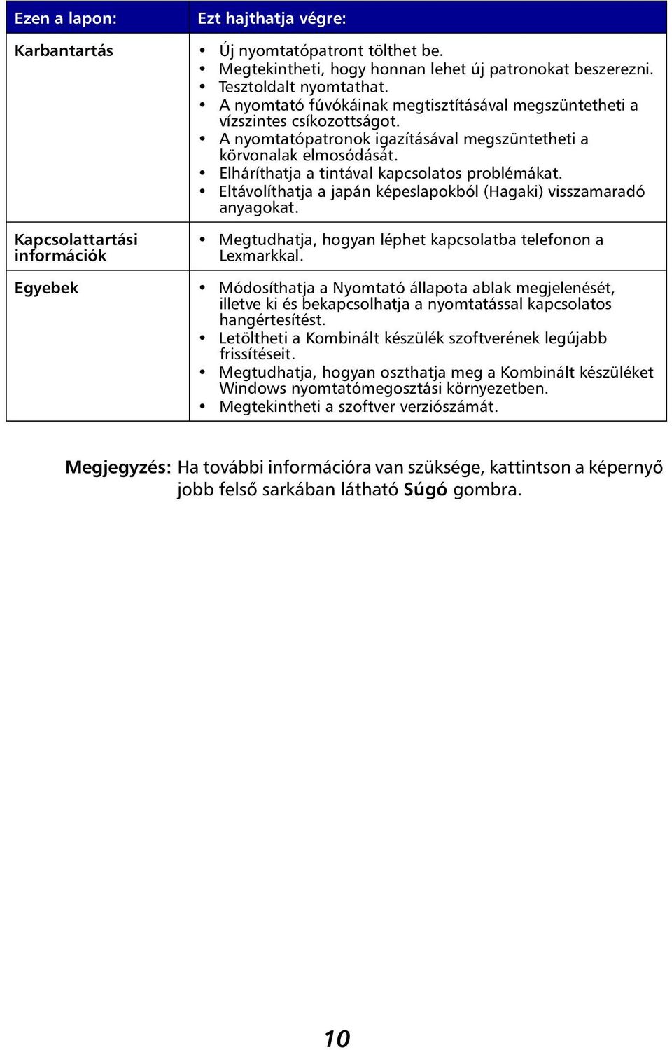 Elháríthatja a tintával kapcsolatos problémákat. Eltávolíthatja a japán képeslapokból (Hagaki) visszamaradó anyagokat.