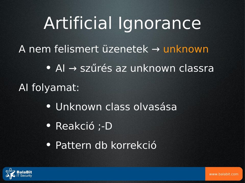 classra AI folyamat: Unknown class