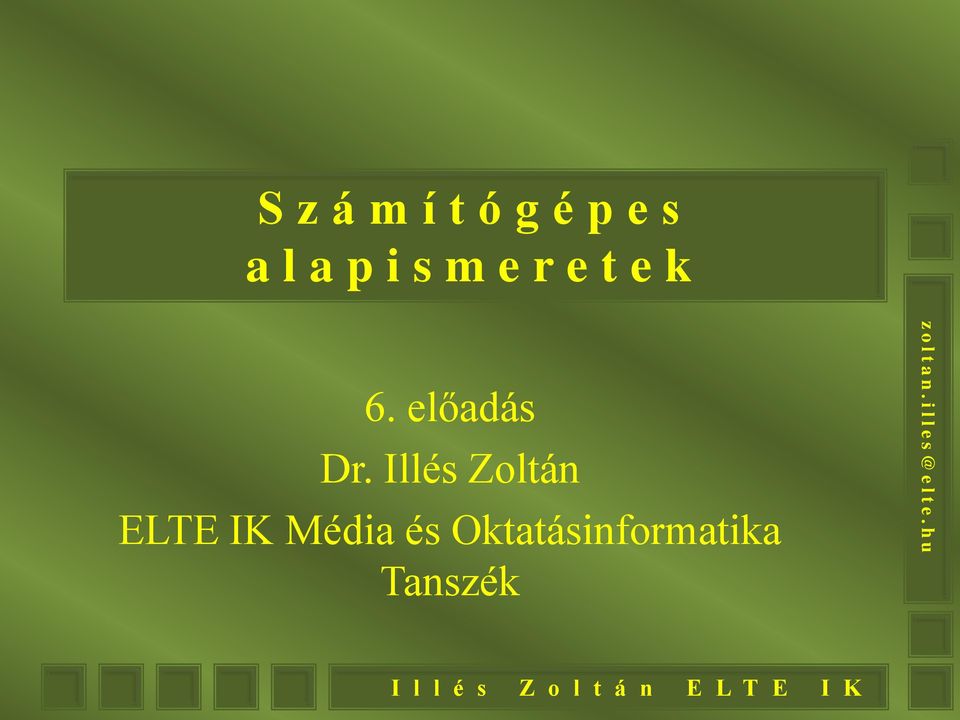 előadás Dr.