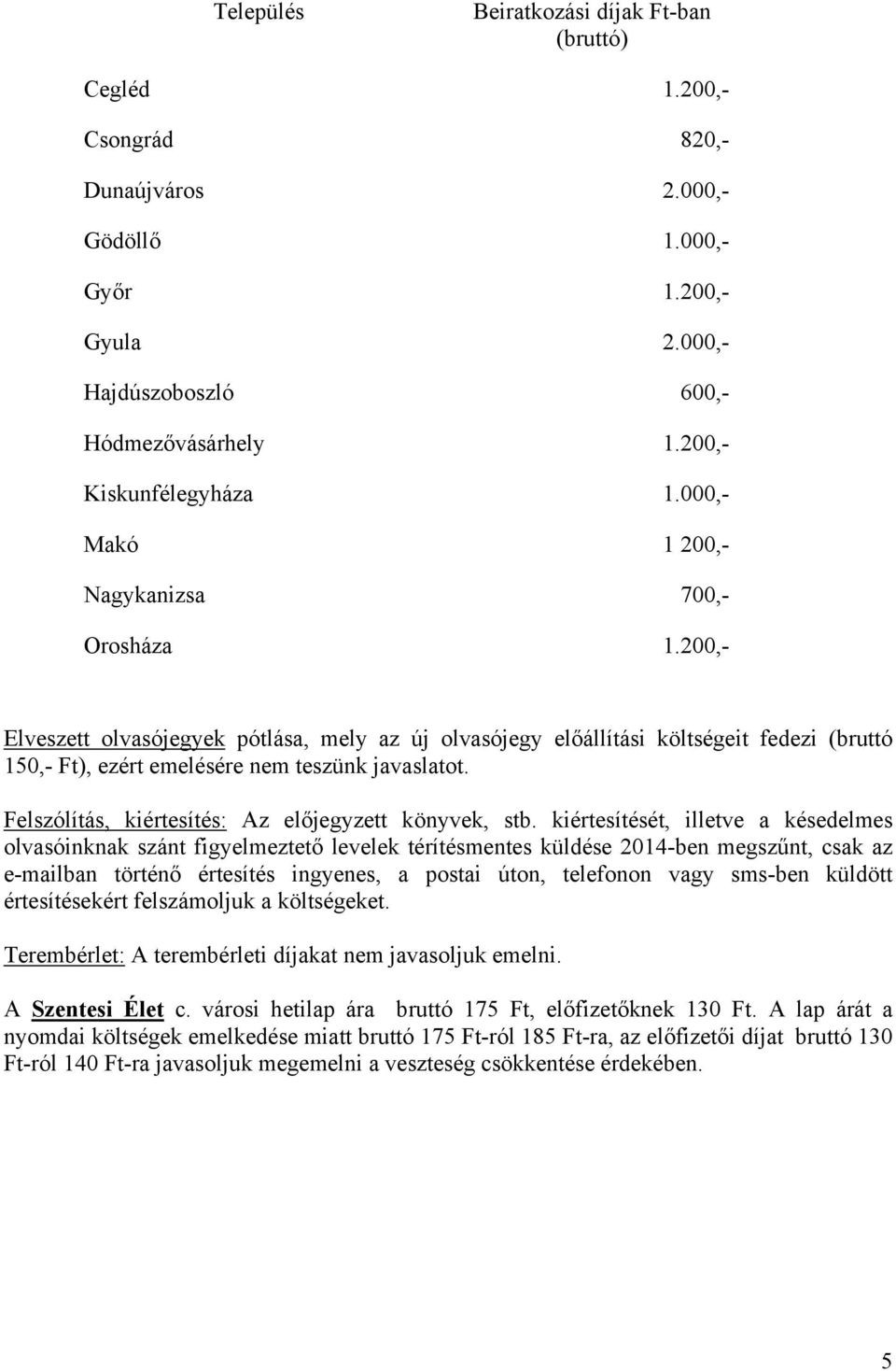 Felszólítás, kiértesítés: Az előjegyzett könyvek, stb.