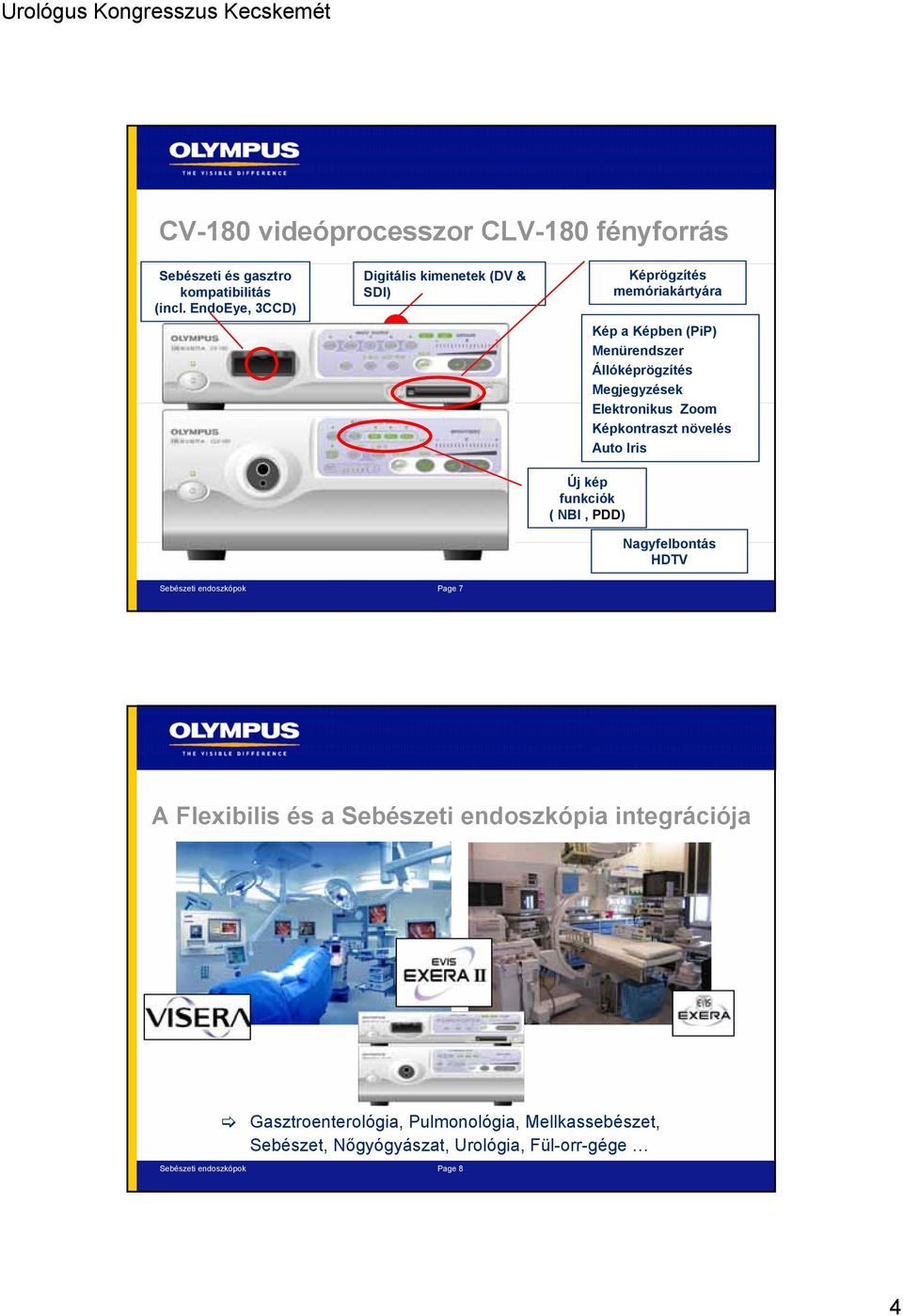 Menürendszer Állóképrögzítés Megjegyzések Elektronikus Zoom Képkontraszt növelés Auto Iris Nagyfelbontás HDTV Sebészeti endoszkópok