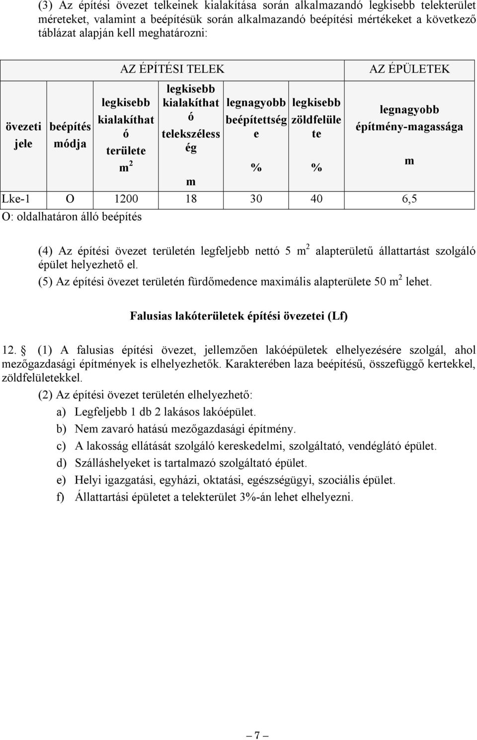területén legfeljebb nett 5 2 alapterületű állattartást szolgál épület helyezhető el. (5) Az építési övezet területén fürdőedence axiális alapterülete 50 2 lehet.