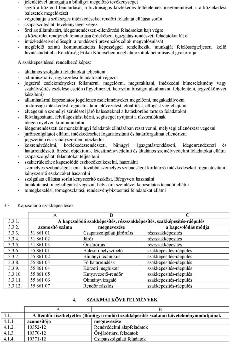 érdekében, igazgatás-rendzeti at lát el - intézkedeivel elősegíti a rendzeti prevenciós célok megvalósulását - megfelelő szintű kommunikációs képességgel rendelkezik, munkáját felelősségteljesen,