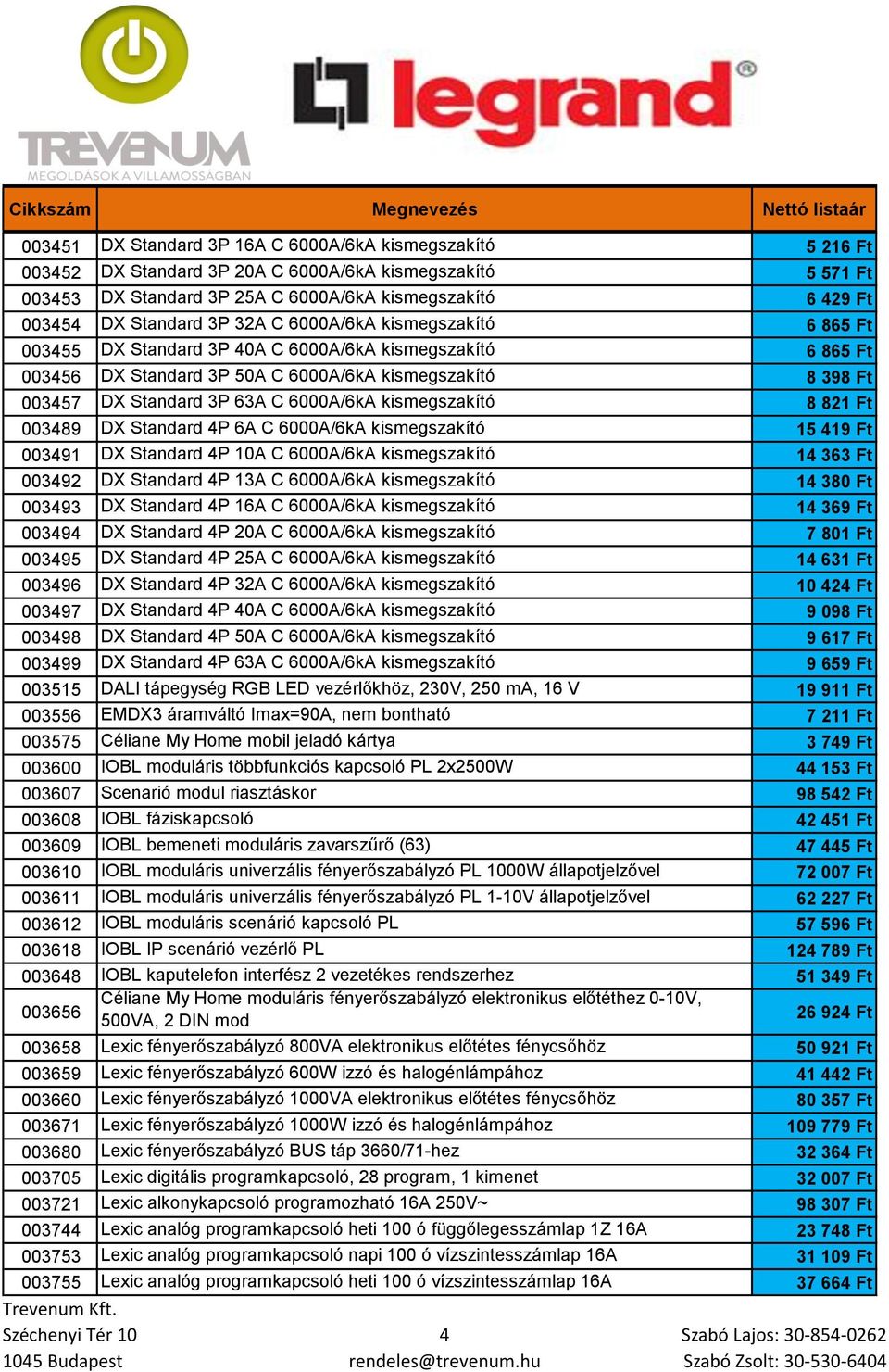 C 6000A/6kA kismegszakító 8 821 Ft 003489 DX Standard 4P 6A C 6000A/6kA kismegszakító 15 419 Ft 003491 DX Standard 4P 10A C 6000A/6kA kismegszakító 14 363 Ft 003492 DX Standard 4P 13A C 6000A/6kA