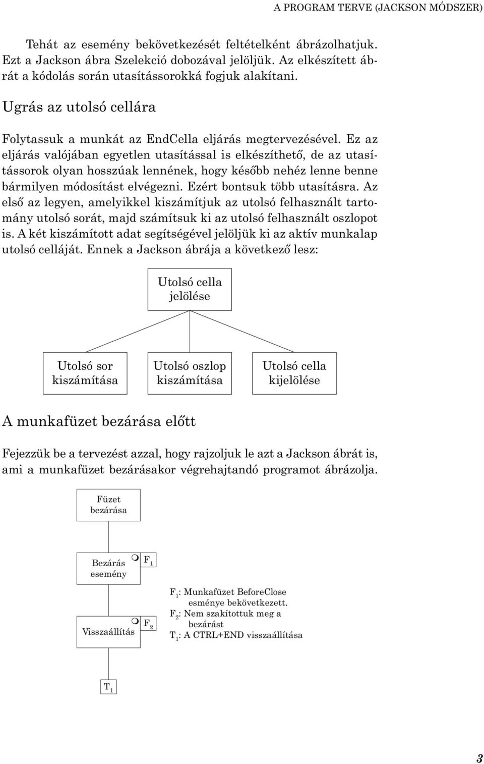 Ez az eljárás valójában egyetlen utasítással is elkészíthetõ, de az utasítássorok olyan hosszúak lennének, hogy késõbb nehéz lenne benne bármilyen módosítást elvégezni. Ezért bontsuk több utasításra.