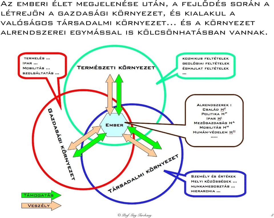 valóságos társadalmi környezet.