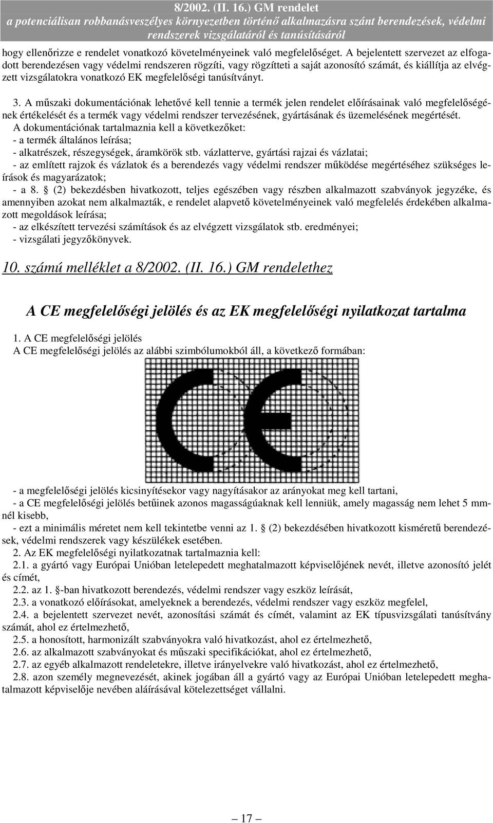 tanúsítványt. 3.