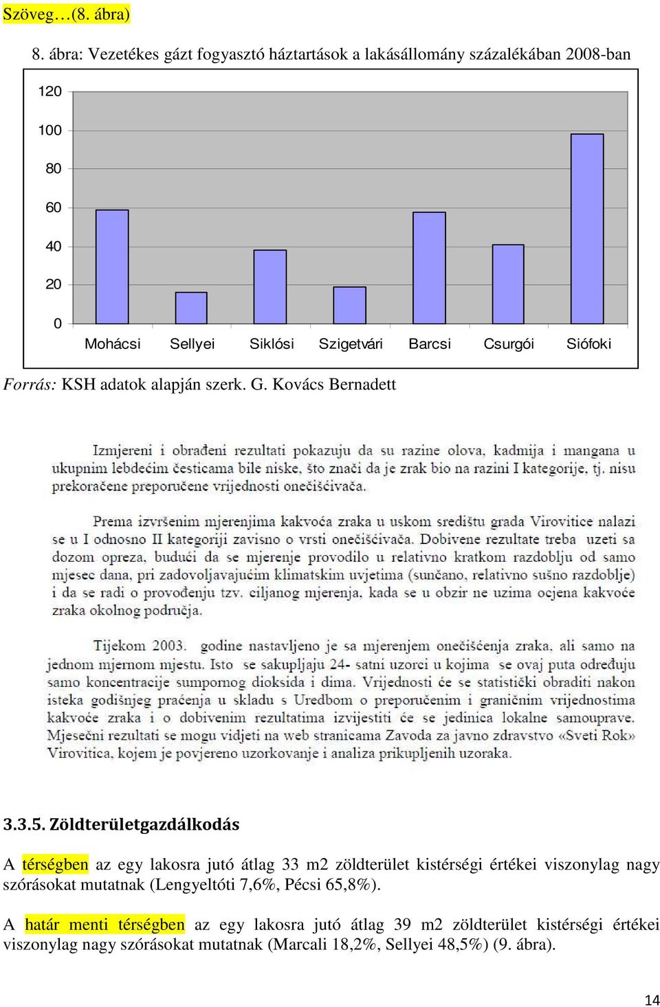 Barcsi Csurgói Siófoki Forrás: KSH adatok alapján szerk. G. Kovács Bernadett 3.3.5.